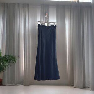 Vintage Ann Taylor Loft Full Length Maxi Skirt A-Line Lined Rayon Wool 6 Modest